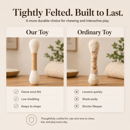 Soft Wool Felt Cat Toy for Daily Play - image 6
