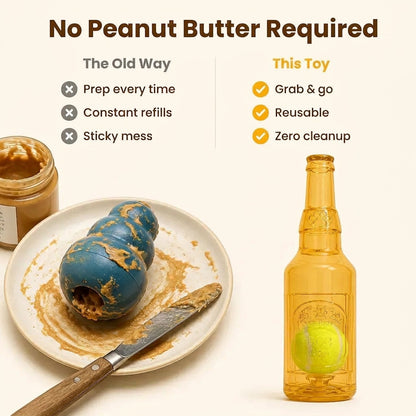 Squeaky Beer Bottle Dog Toy - view 4