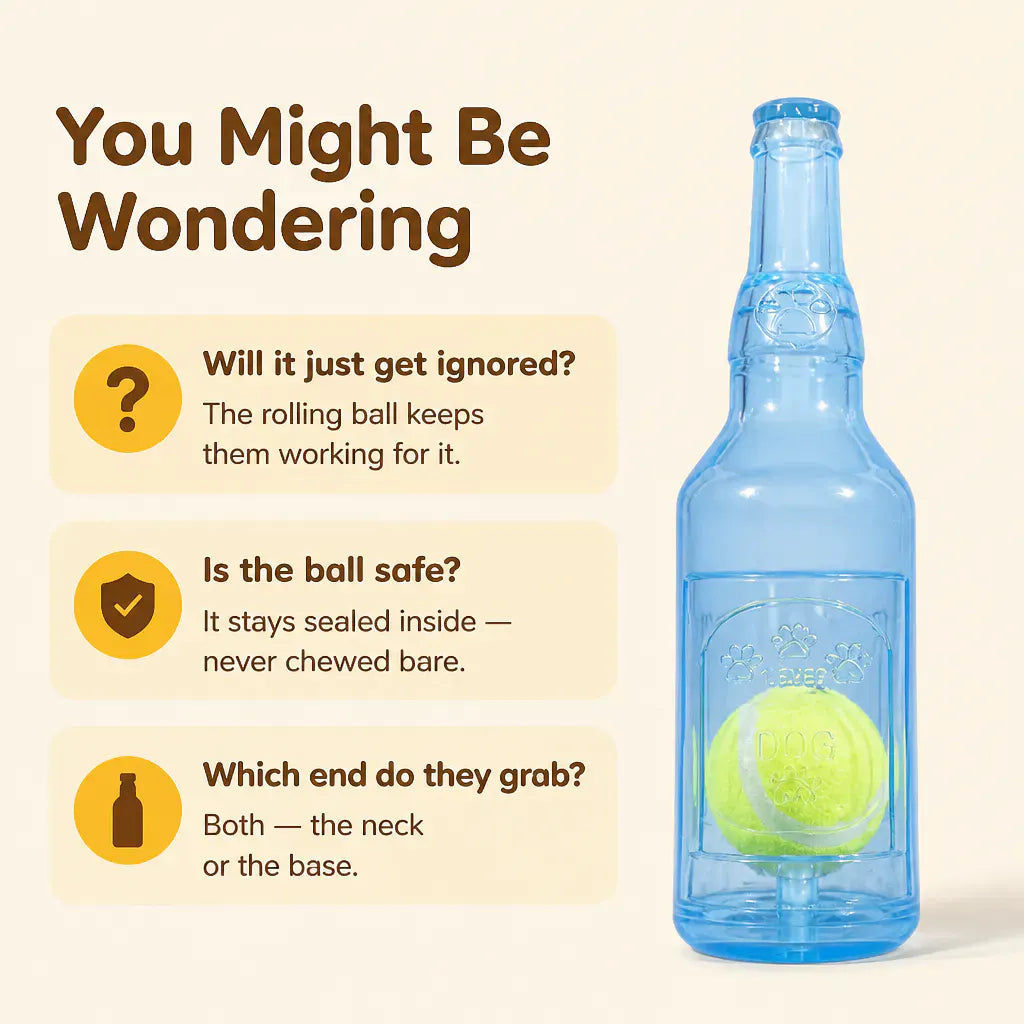 Squeaky Beer Bottle Dog Toy - view 8