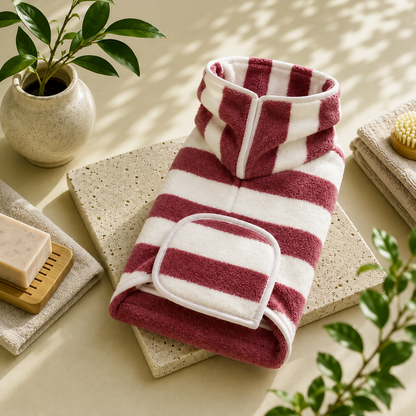 Soft Absorbent Drying Robe for Dogs