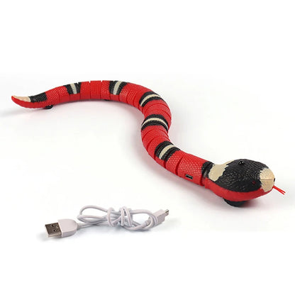 Auto-Sensing Snake Toy for Cats