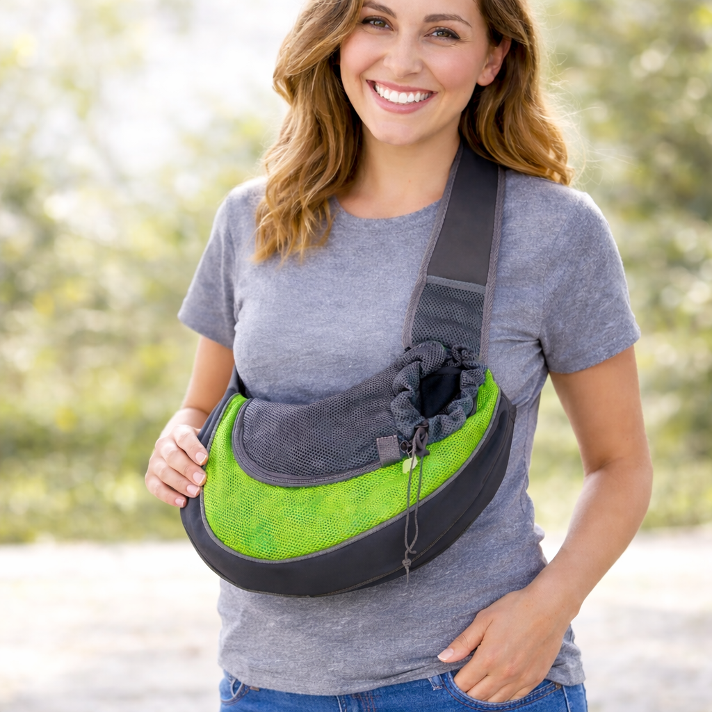 Pet Sling Carrier for Small Dogs and Cats - main-5
