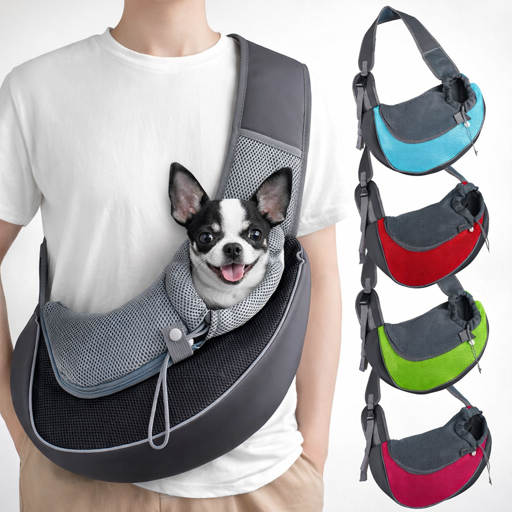 Pet Sling Carrier for Small Dogs and Cats - main-7