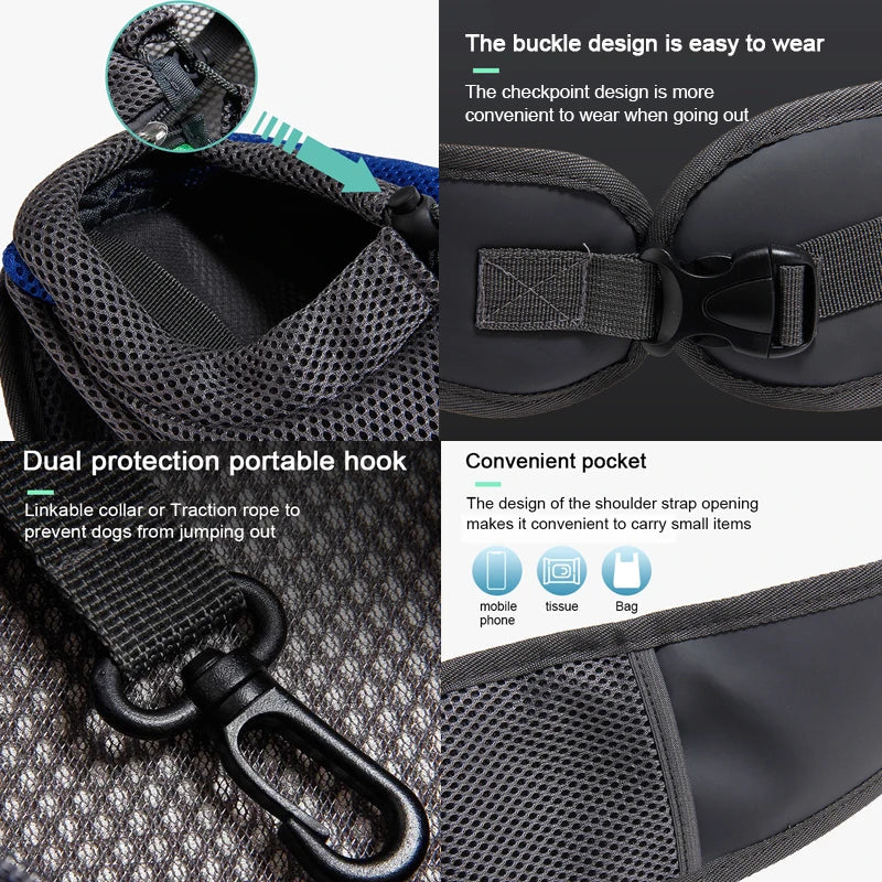 Pet Sling Carrier for Small Dogs and Cats - main-9