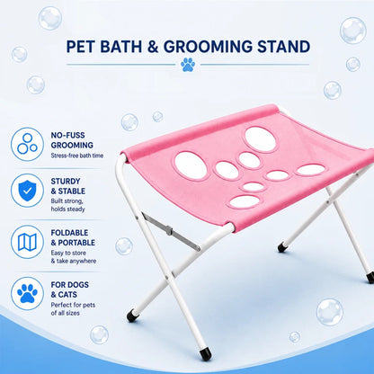 Foldable Pet Bath and Grooming Stand