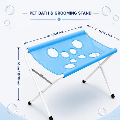 Foldable Pet Bath and Grooming Stand