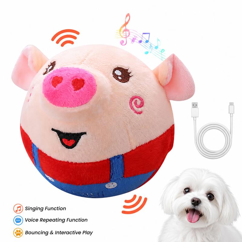 Interactive Singing Plush Ball Toy for Dogs - view 1