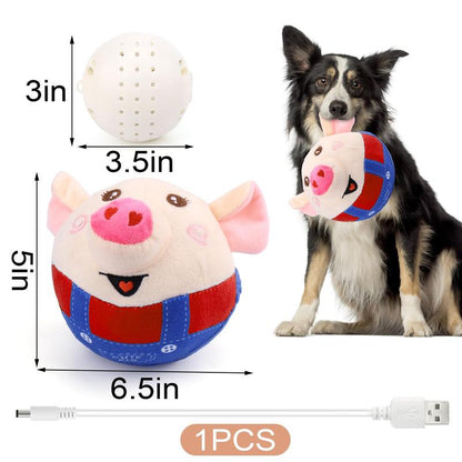 Interactive Singing Plush Ball Toy for Dogs - view 4