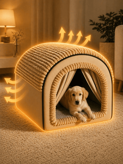 Enclosed Cottage Dog House Bed - view 1