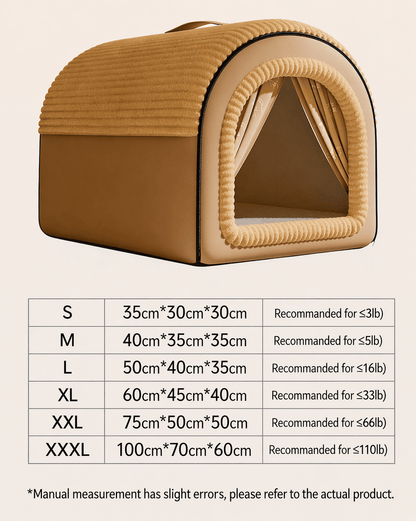 Enclosed Cottage Dog House Bed - view 5