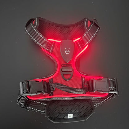 Rechargeable LED Glow Dog Harness - product photo 4