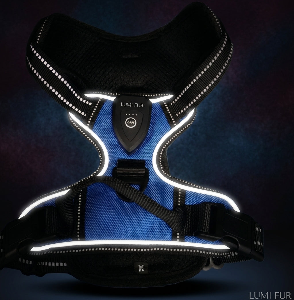 Rechargeable LED Glow Dog Harness - product photo 8