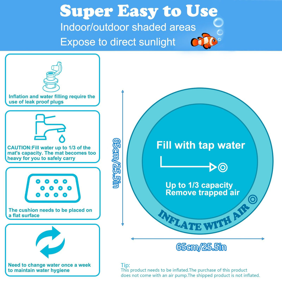 Interactive Cat Water Sensory Play Mat