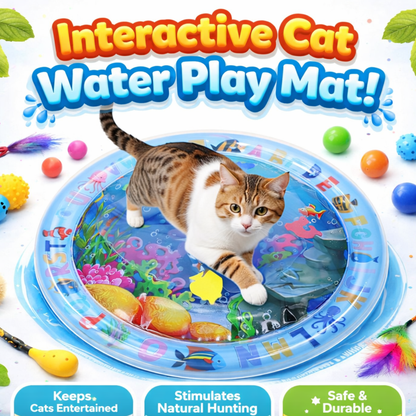 Interactive Cat Water Sensory Play Mat