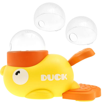 Interactive Duck Slow Feeder Yellow