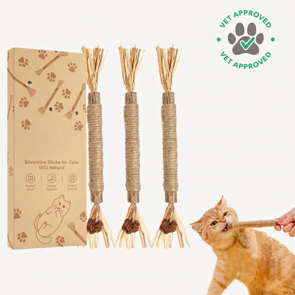 Silvervine dental sticks for cats