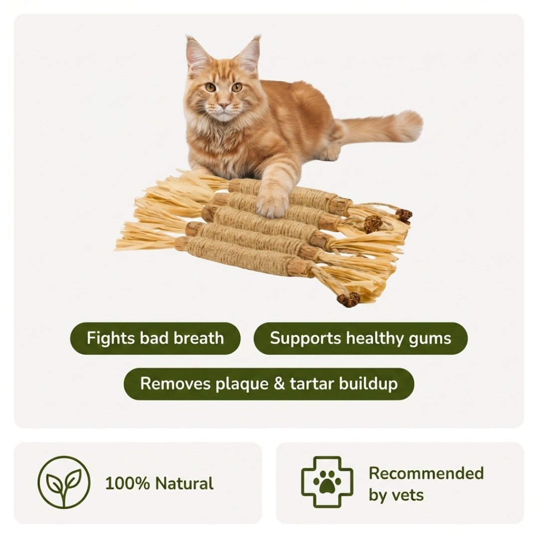 Silvervine dental sticks for cats