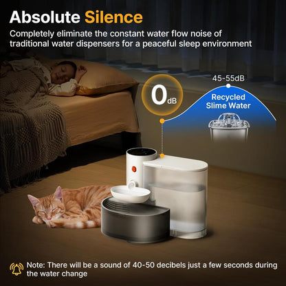 Filterless Self-Refill Cat Water Fountain