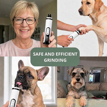 Quiet Dog Nail Grinder with LED Light