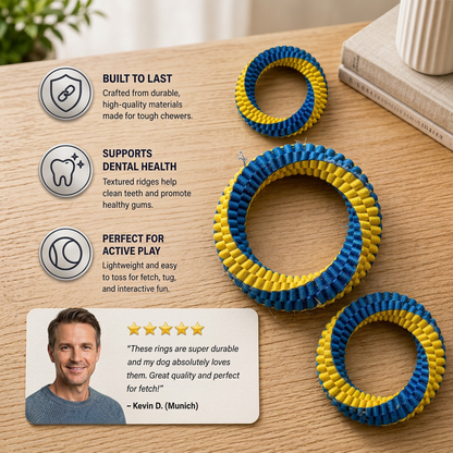 Woven Ring Tug and Chew Toy for Dogs - image 2