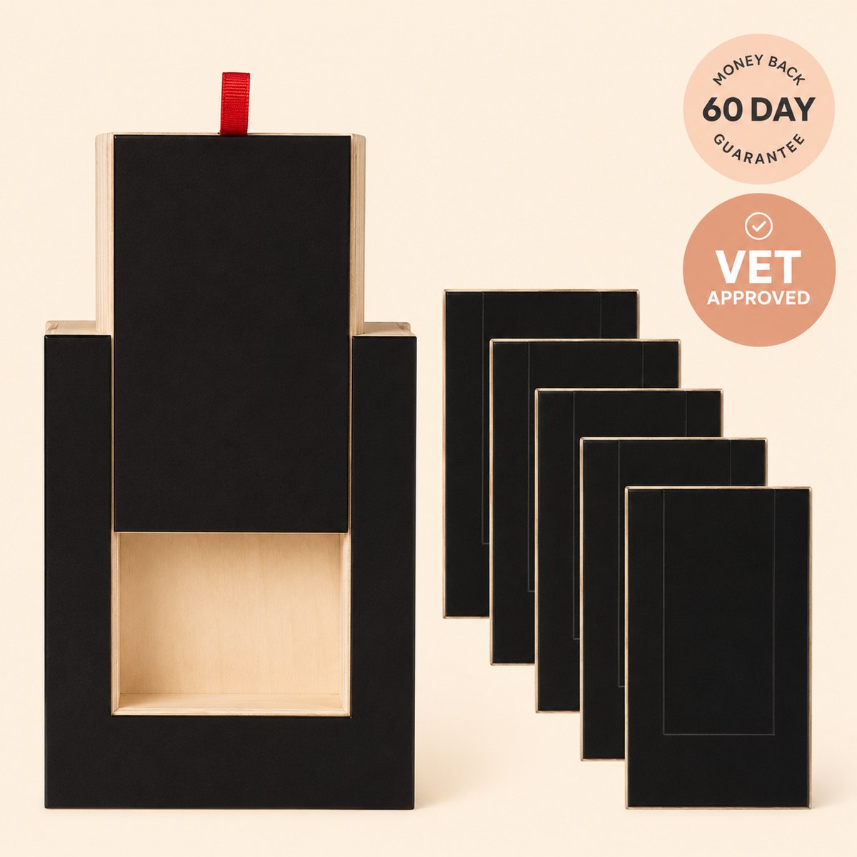 Dog Nail Scratch Board with Treat Drawer