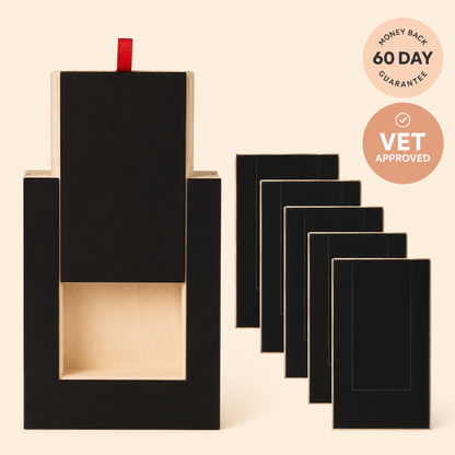 Dog Nail Scratch Board with Treat Drawer
