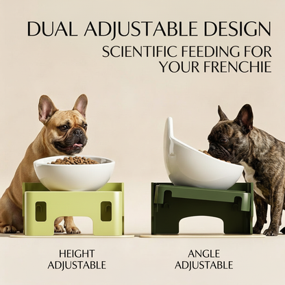 Adjustable raised ceramic dog bowl and stand - view 6