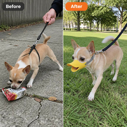 Soft Silicone Duck-Bill Dog Muzzle