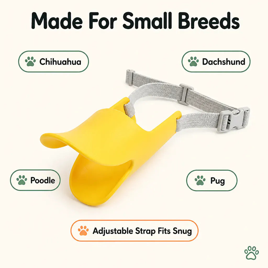 Soft Silicone Duck-Bill Dog Muzzle