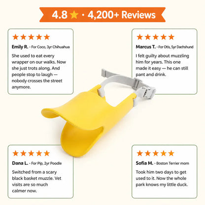 Soft Silicone Duck-Bill Dog Muzzle