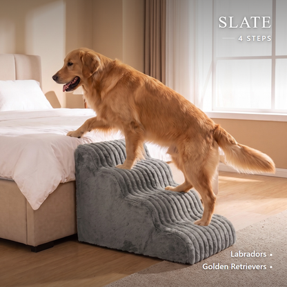Low-rise foam dog stairs