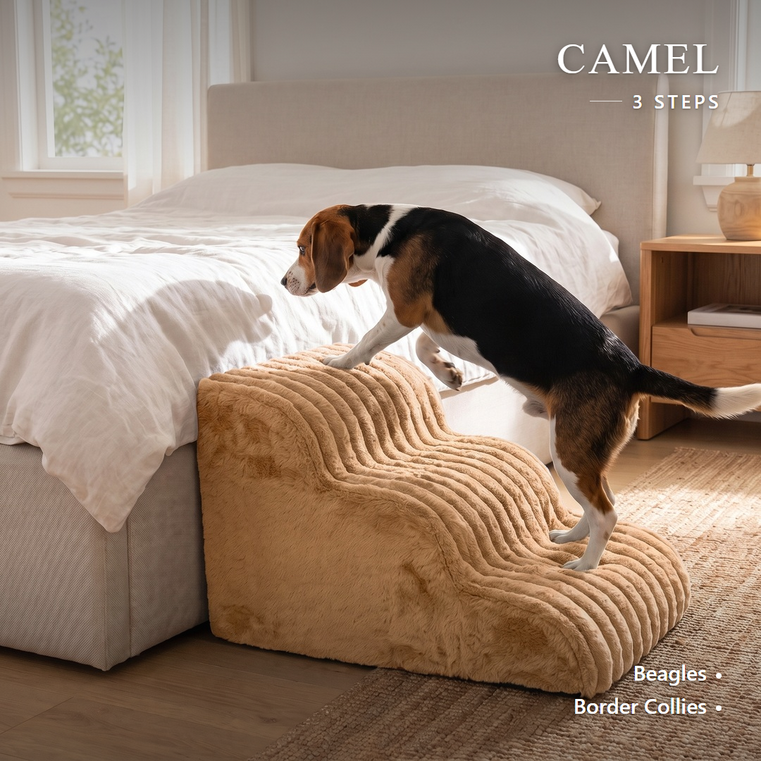 Low-rise foam dog stairs