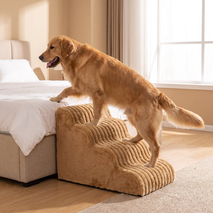 Low-rise foam dog stairs
