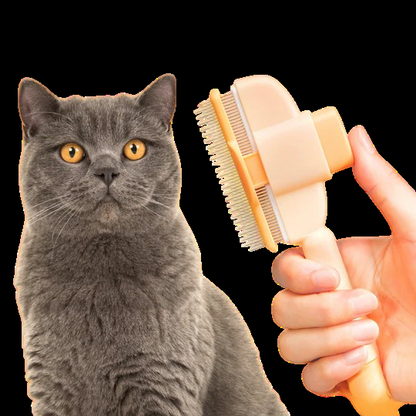 Self-Cleaning Grooming Brush for Cats and Dogs