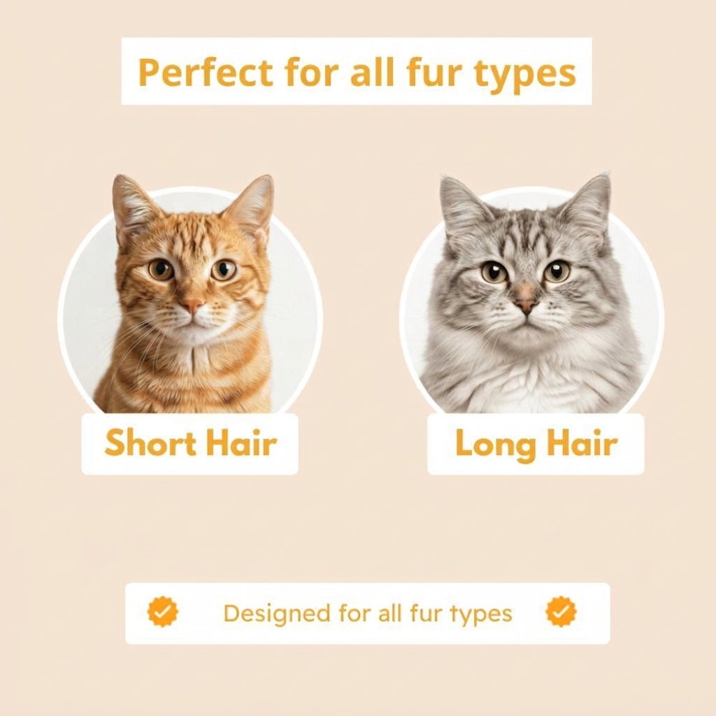 Self-Cleaning Grooming Brush for Cats and Dogs