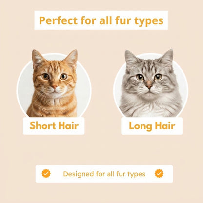 Self-Cleaning Grooming Brush for Cats and Dogs