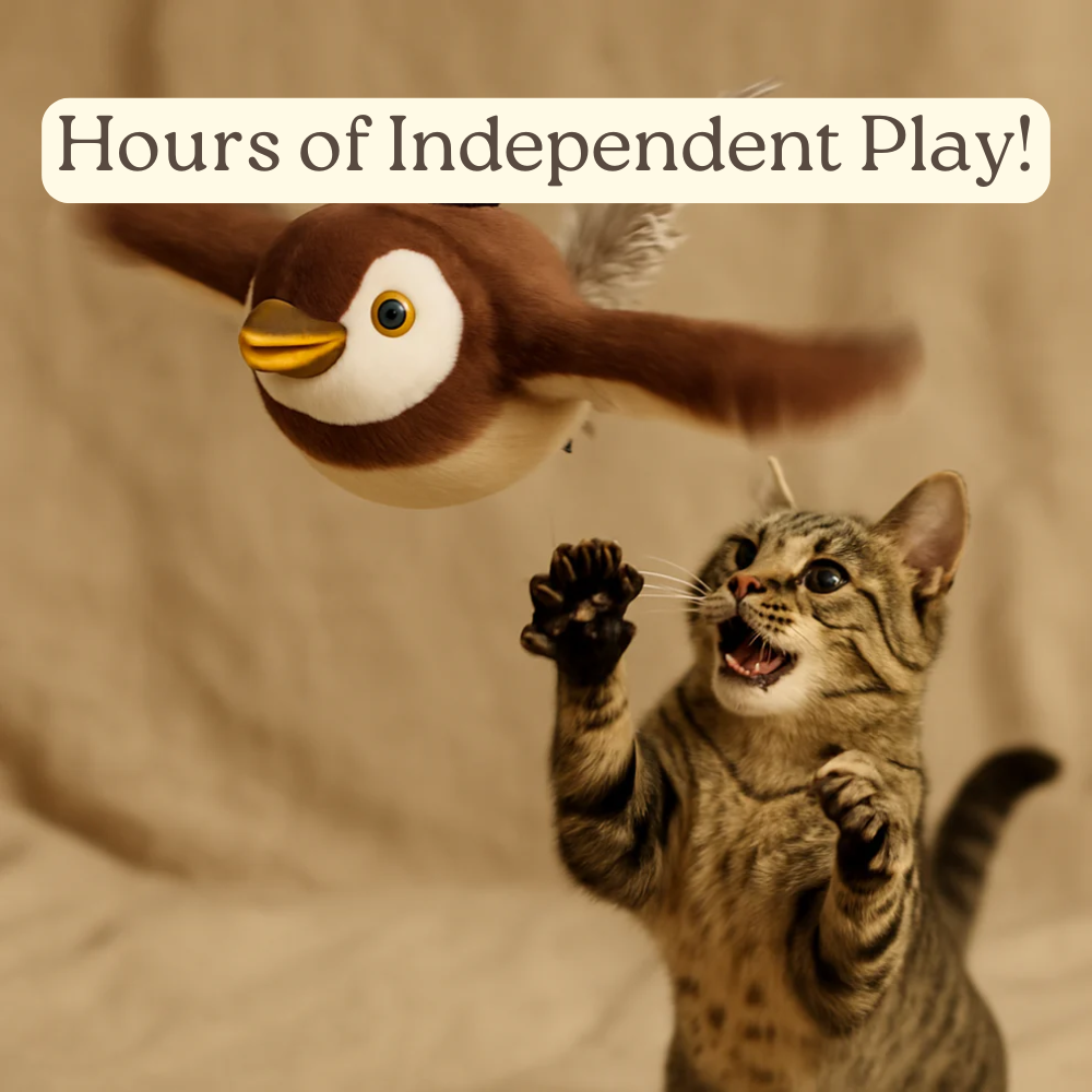 Automatic Flapping Bird Toy for Cats