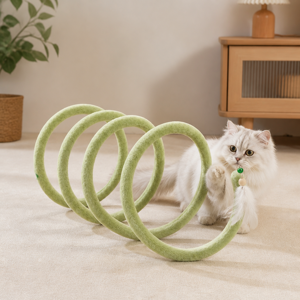 Foldable Spiral Cat Play Tunnel - view 6