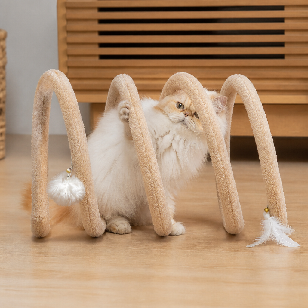 Foldable Spiral Cat Play Tunnel - view 7