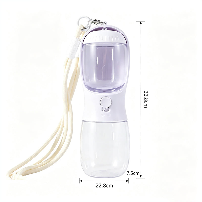 Portable pet water food bottle 11