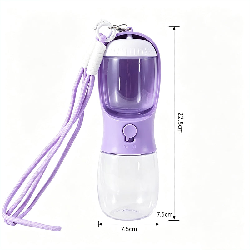Portable pet water food bottle 13