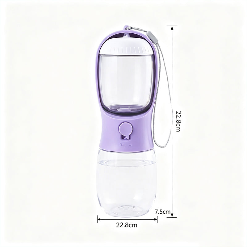 Portable pet water food bottle 9