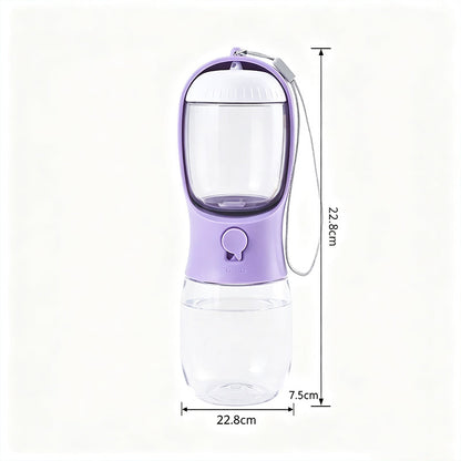 Portable pet water food bottle 9