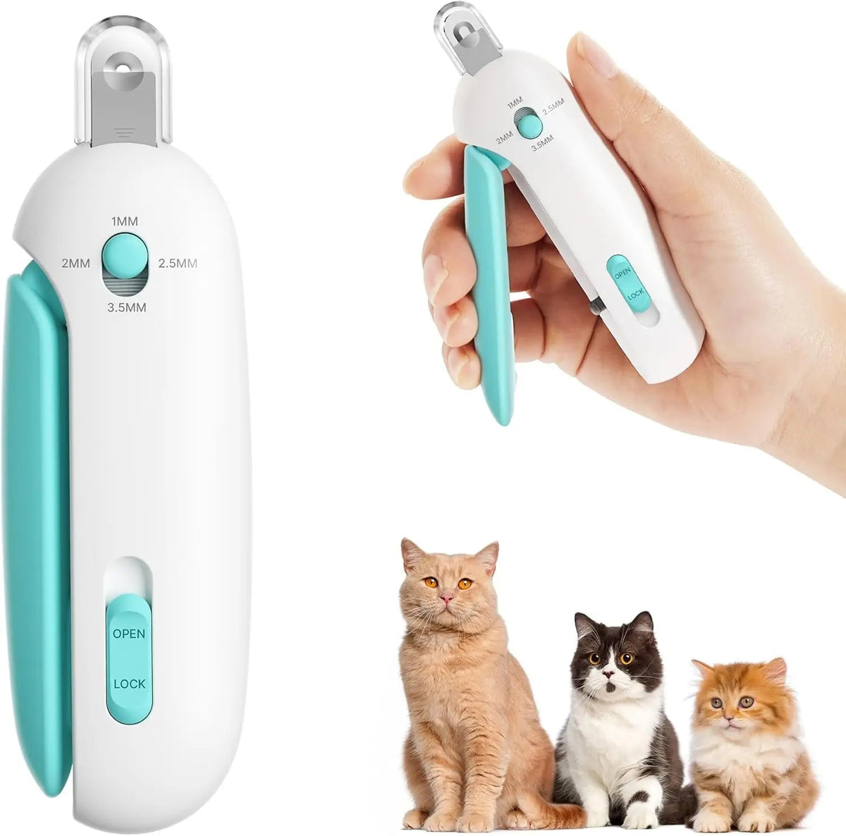 Adjustable Pet Nail Clippers with Safety Guard - view 1