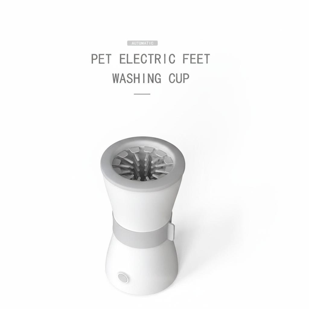 Electric Rotating Pet Paw Cleaning Cup