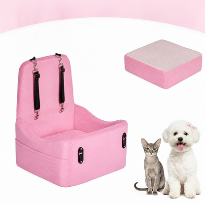 Memory Foam Dog Car Seat Booster - angle 18