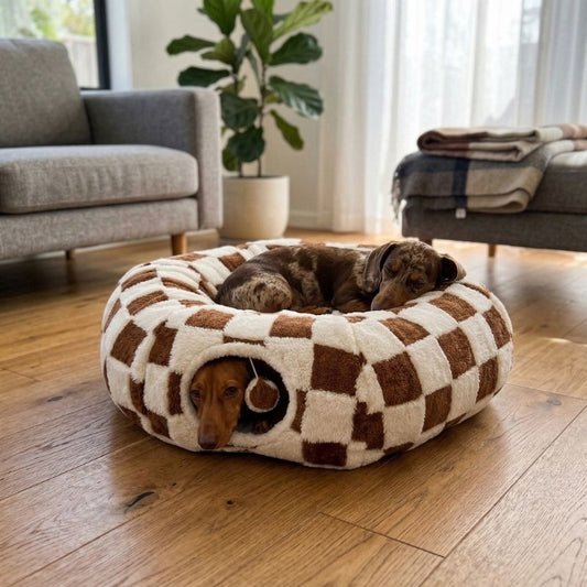 Dachshund tunnel bed - main-1