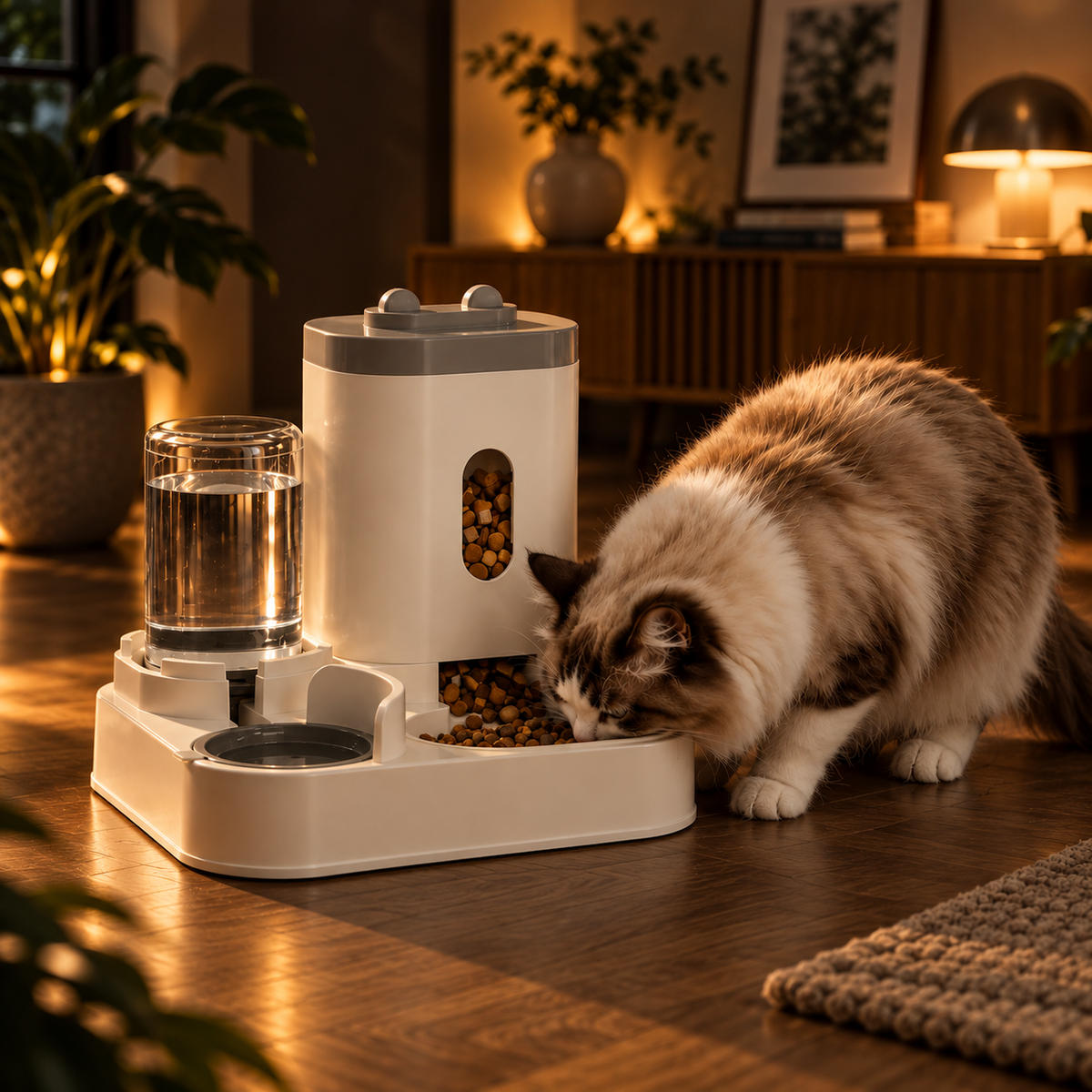 2-in-1 Gravity Pet Feeder and Water Dispenser - Image 4