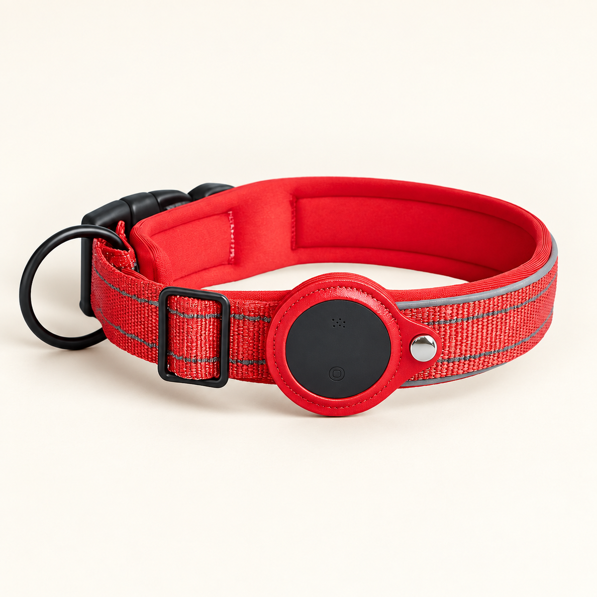 Reflective dog collar with finder tag holder - image 2