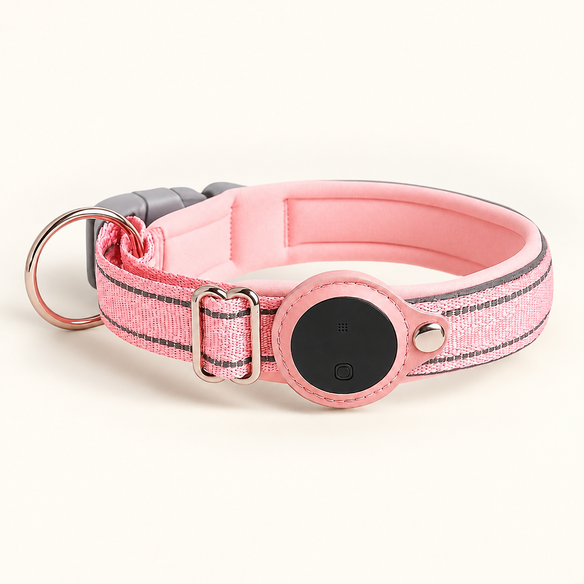 Reflective dog collar with finder tag holder - image 3
